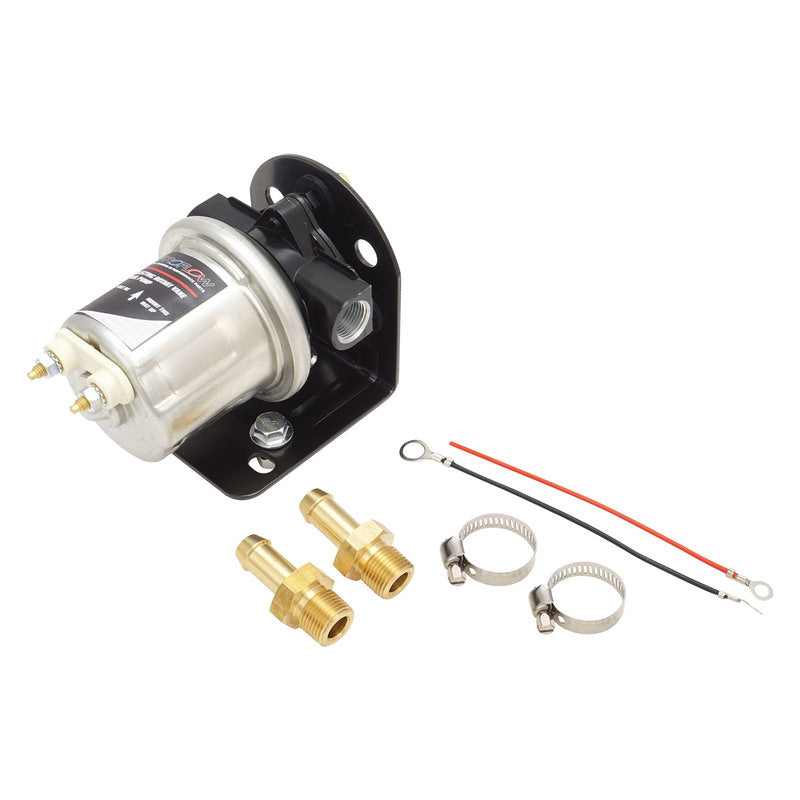 Proflow Fuel Pump, Electric Universal Rotary Vane 100GPH, 7 PSI, 3/8 NPT, Black/Silver, Each - PFEFS14040
