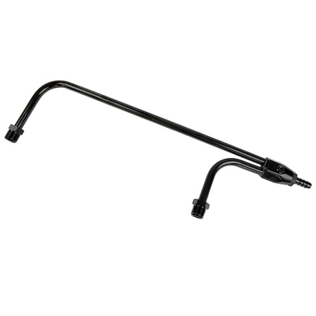 Proflow Fuel Line, Aluminium Anodised Black, -6AN ORB To 3/8 Barb Inlet Fitting, 1/8 NPT Gauge Port, Holley 4150 - PFEFS2197BK PFEFS2197BK