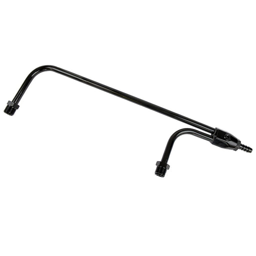 Proflow Fuel Line, Aluminium Anodised Black, -6AN ORB To 3/8 Barb Inlet Fitting, 1/8 NPT Gauge Port, Holley 4150 - PFEFS2197BK PFEFS2197BK