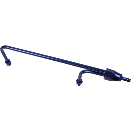 Proflow Fuel Line, Aluminium Anodised Blue, -6AN ORB To 3/8 Barb Inlet Fitting, 1/8 NPT Gauge Port, Holley 4150 - PFEFS2197B PFEFS2197B