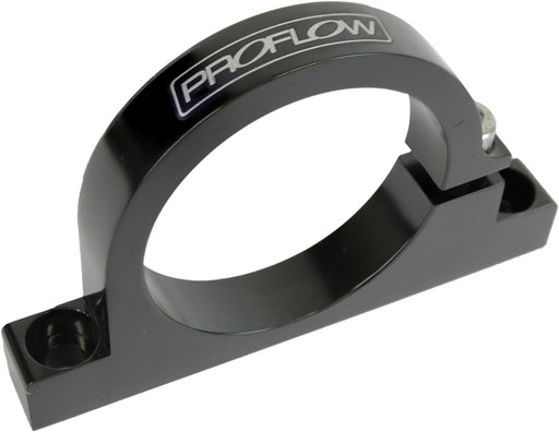 Proflow Fuel Filter Brackets, Single 50 mm hole, Aluminium, Black Anodised - PFEFS300-1BK PFEFS300-1BK