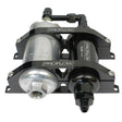 Proflow Fuel Pump Cradle Bracket Kit, Billet, With Fuel Filter & 300 LPH Pump, AN10 & AN6 Adaptors, Black - PFEFS305BBP PFEFS305BBP