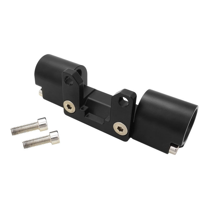 Proflow E85 Flex Fuel Sensor Adapter, Dual Channel, -10AN ORB, Billet Aluminium, Black - PFEFS650-10