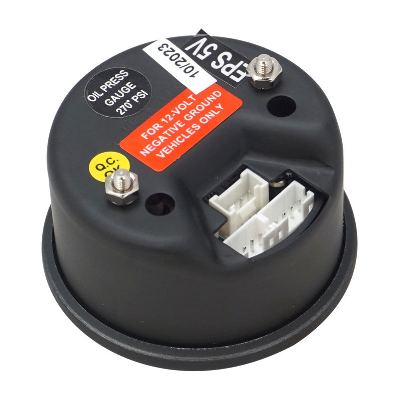 Proflow Pro Series Digital, Electrical Oil Pressure Gauge, 52mm, 0-150 PSI, w/Sensor, LED Backlight - PFEGA-1002