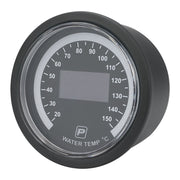 Proflow Pro Series Digital, Electrical Water Temperature Gauge, 52mm, 20-150 C, w/Sensor, LED Backlight - PFEGA-1003