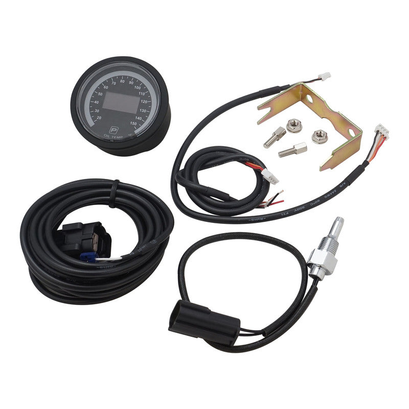 Proflow Pro Series Digital, Electrical Oil Temperature Gauge, 52mm, 20-150 C, w/Sensor, LED Backlight - PFEGA-1004