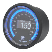Proflow Pro Series Digital, Electrical Oil Temperature Gauge, 52mm, 20-150 C, w/Sensor, LED Backlight - PFEGA-1004 PFEGA-1004