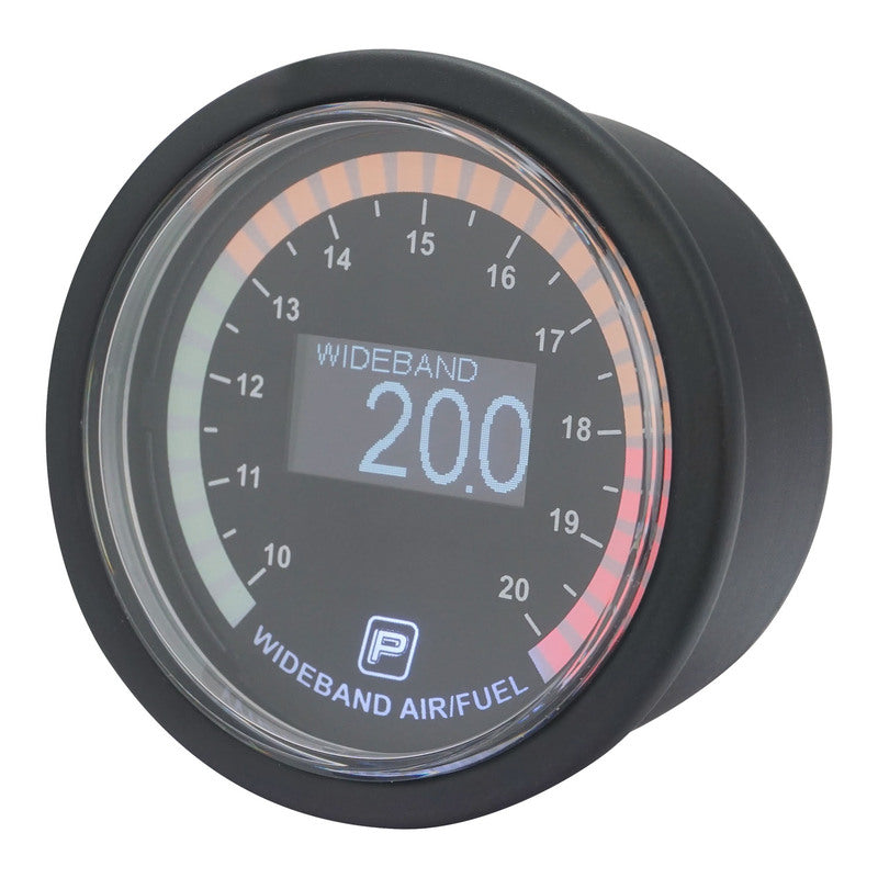 Proflow Pro Series Digital, Electrical Wideband Air / Fuel Ratio Gauge, 52mm, W/Bosch LSU 4.9 Sensor, LED Backlight - PFEGA-1005 PFEGA-1005