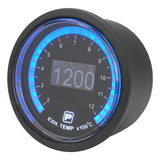 Proflow Pro Series Digital, Electrical Exhaust Gas Temperature Gauge, 52mm, 200-1200 C, w/Sensor, LED Backlight - PFEGA-1006 PFEGA-1006