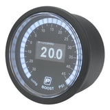 Proflow Pro Series Digital, Electrical Dual Boost & Air/Fuel Ratio Gauge, 52mm, PSI, w/ Sensor, LED Backlight - PFEGA-1007 PFEGA-1007