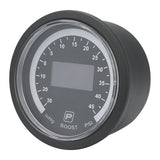 Proflow Pro Series Digital, Electrical Dual Boost & Air/Fuel Ratio Gauge, 52mm, PSI, w/ Sensor, LED Backlight - PFEGA-1007