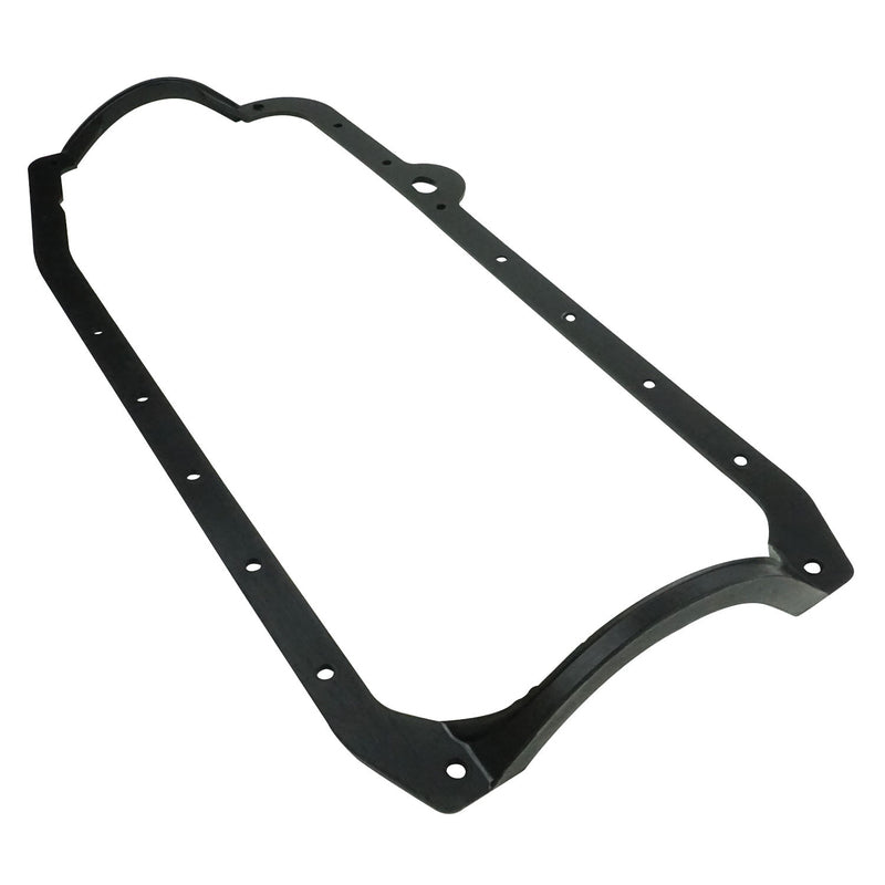 Proflow Oil Pan Gasket, 1-Piece, Rubber SB Chev Late 80 to 86, 2 Piece Rear Main Seal, Kit - PFEGK6106 PFEGK6106