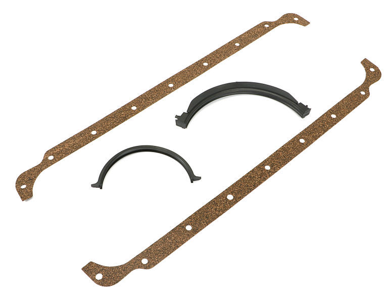 Proflow Oil Pan Gasket Set, Cork/Rubber, SB Chrysler, 273,318,340, Set - PFEGK6154 PFEGK6154