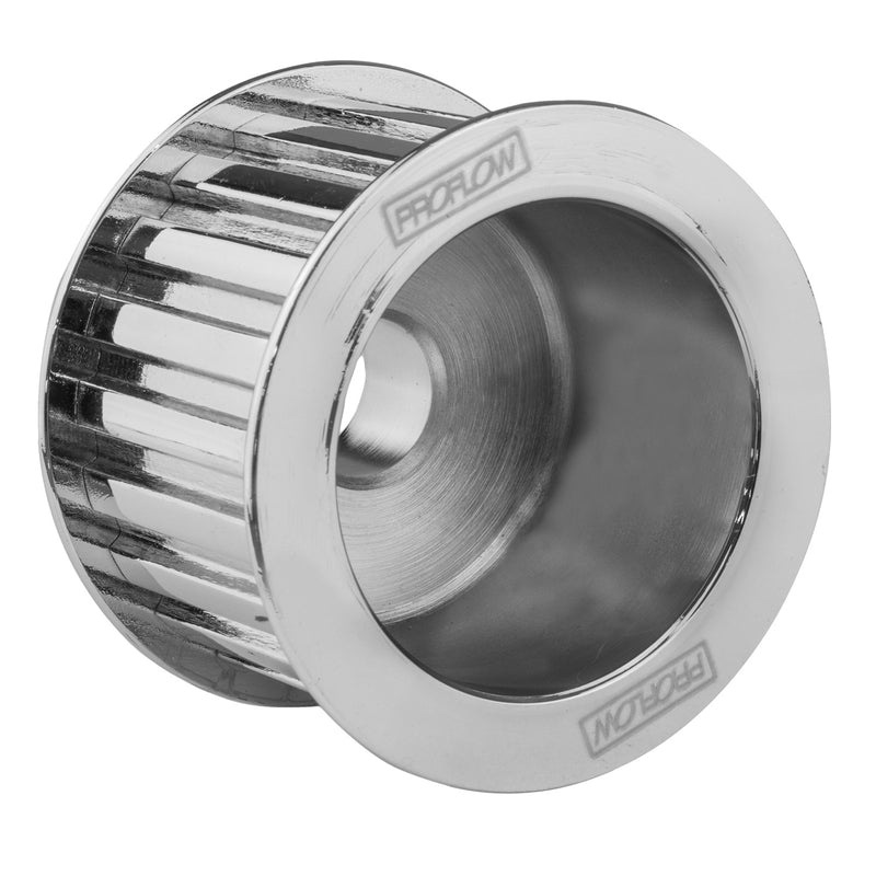 Proflow Alternator Pulley, Gilmer, 17mm Bore, 70mm OD, Billet Aluminium, Silver, Bolt-On, Ford, Holden, Chev - PFEGK7170 PFEGK7170