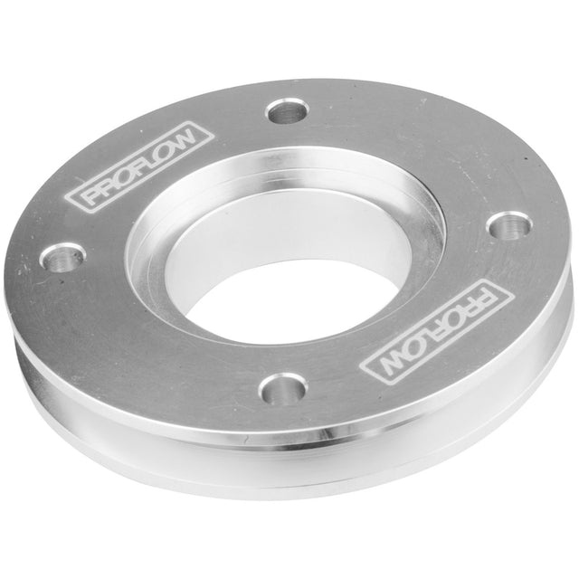 Proflow Air Conditioning Pulley, V Belt suits Billet Gilmer Drives, For Holden V8, Silver - PFEGK80258AC PFEGK80258AC