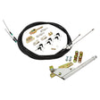 Proflow Universal Emergency Hand Brake Kit, Floor Mount, Chrome, with Cable Mounting, Kit - PFEHBK PFEHBK
