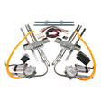 Proflow Universal Hot Rod Electric Power Window Conversion system, Black Switch, Project Car, Kit - PFEHRW-450 PFEHRW-450