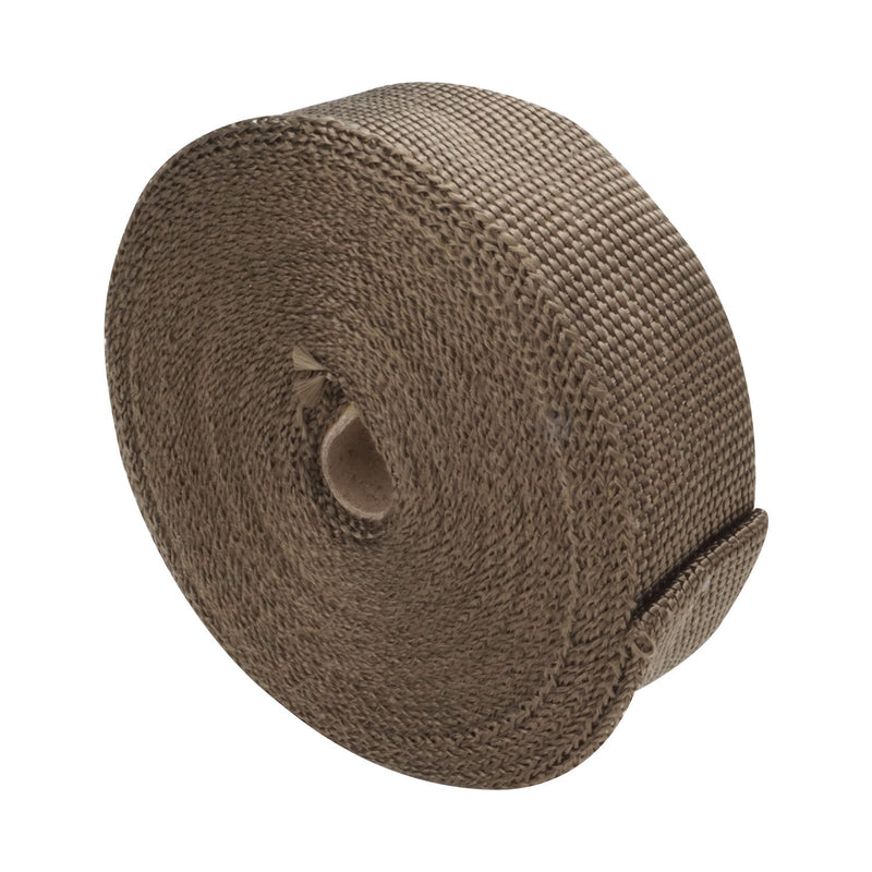 Proflow Exhaust Wrap, Titanium, 980 Degrees Celsius, Lava Rock, Natural, 2 in. Width, 100 ft Roll, 10 Locking tie Kit - PFEHS-102100PL