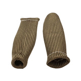 Proflow Spark Plug Boot Heat Shields, Lava Rock 640 C, Natural, 1-1/4 in. i.d, 8 in Length, Set of 8 - PFEHS-640208