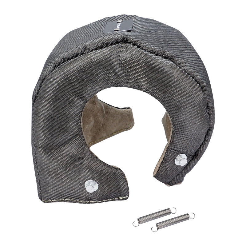 Proflow Turbo Heat Shield Beanie, Carbon Fibre Turbo Blanket, T3/T4, GT30-35/GT40 - PFEHS-BST-CB-T3T4