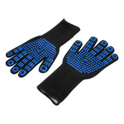 Proflow Heat Protection, High Temp Work Gloves, Aramid Fibre Silicone Pads, 800 Degrees Celsius, Long Length, One Size, Pair - PFEHS-G800 PFEHS-G800