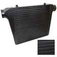 Proflow Intercooler, Bar & Plate, 450 x 300 x 100mm, 3.0'' Outlets, Aluminium, Universal, Black - PFEIC450300-1BK PFEIC450300-1BK