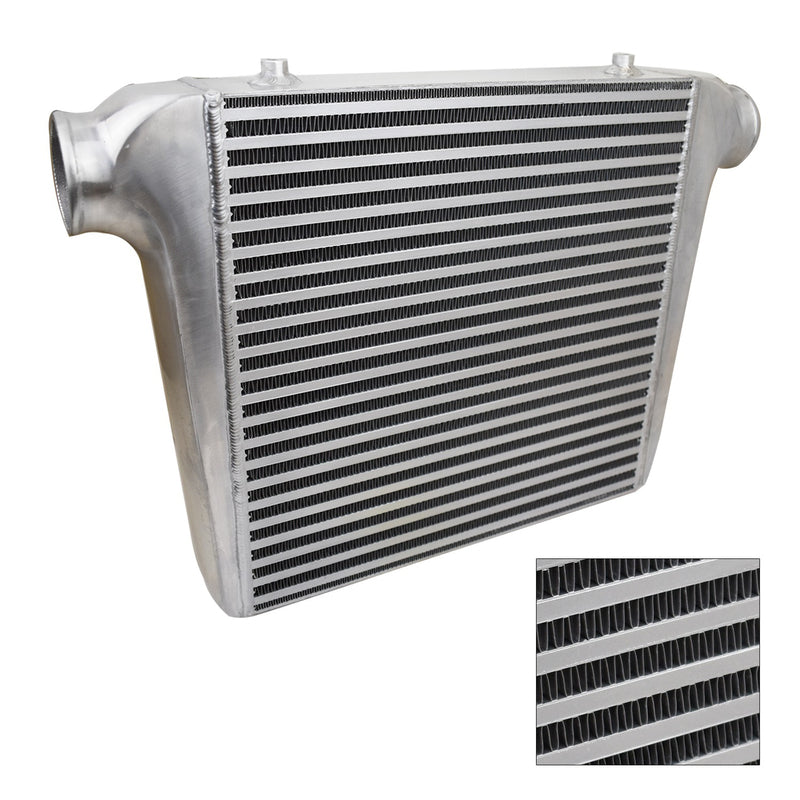 Proflow Intercooler, Bar & Plate, 450 x 300 x 100mm, 3.0'' Outlets, Aluminium, Universal, Natural - PFEIC450300-1 PFEIC450300-1