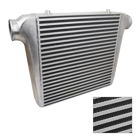 Proflow Intercooler, Bar & Plate, 450 x 300 x 100mm, 3.0'' Outlets, Aluminium, Universal, Natural - PFEIC450300-1 PFEIC450300-1