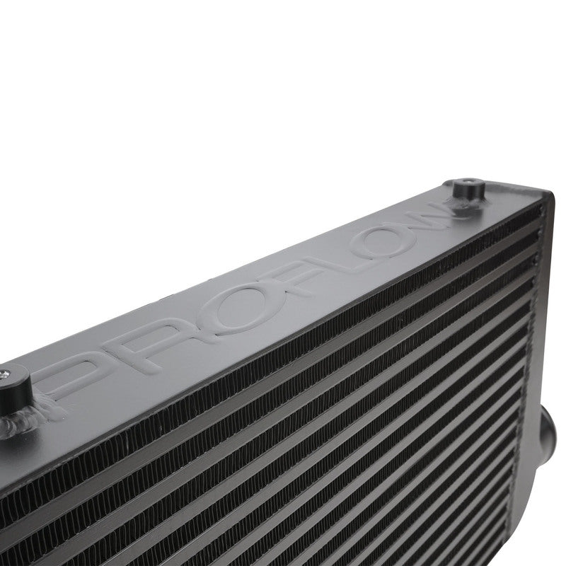 Proflow Intercooler, Bar & Plate, 450 x 300 x 76mm, 3.0'' Outlets, Aluminium, Universal, Black - PFEIC450300BK