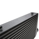 Proflow Intercooler, Bar & Plate, 450 x 300 x 76mm, 3.0'' Outlets, Aluminium, Universal, Black - PFEIC450300BK