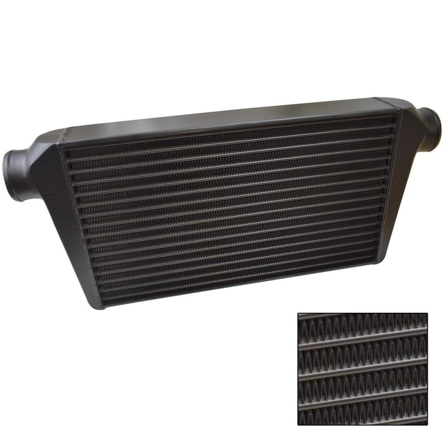 Proflow Intercooler Race Series, Universal Bar & Plate, 600 x 300 x 125mm, 3in. Outlets, Aluminium Black - PFEIC600300-2BK PFEIC600300-2BK