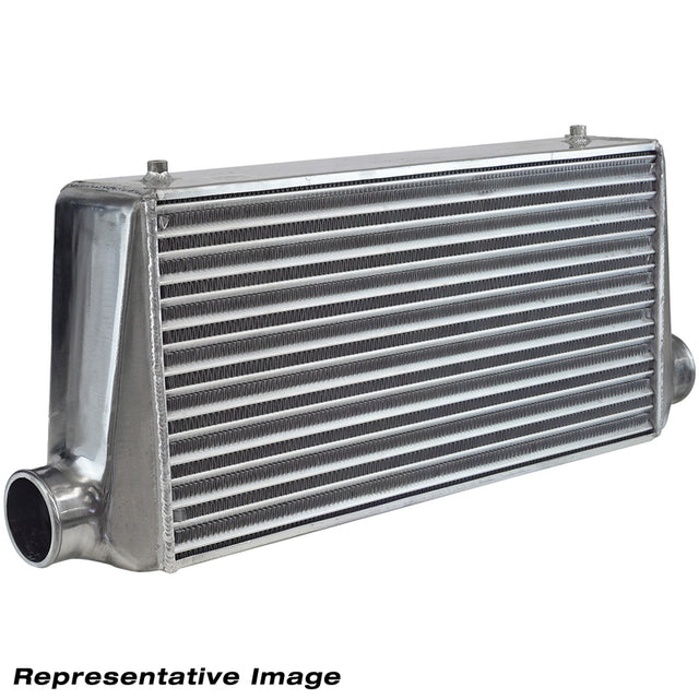Proflow Intercooler Race Series, Aluminium Universal Delta Fin 600 x 300 x 125mm 3in. Outlets, Natural - PFEIC600300-2 PFEIC600300-2