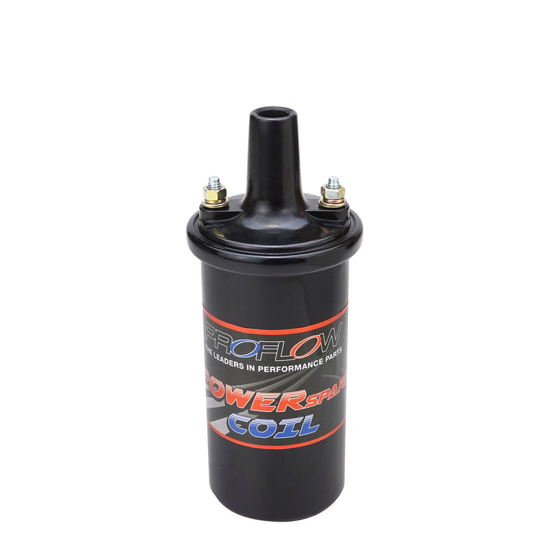 Proflow Ignition Coil, Striker 2 Black, Canister, Round, Oil Filled, 45,000V, 140mA, Each - PFEIC8202-BK PFEIC8202-BK