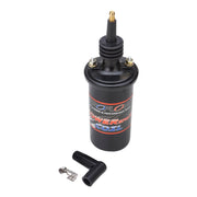 Proflow Ignition Coil, Power Striker 3 Black, Canister, Round, Oil Filled, 45,000V, 140mA, Each - PFEIC8223-BK