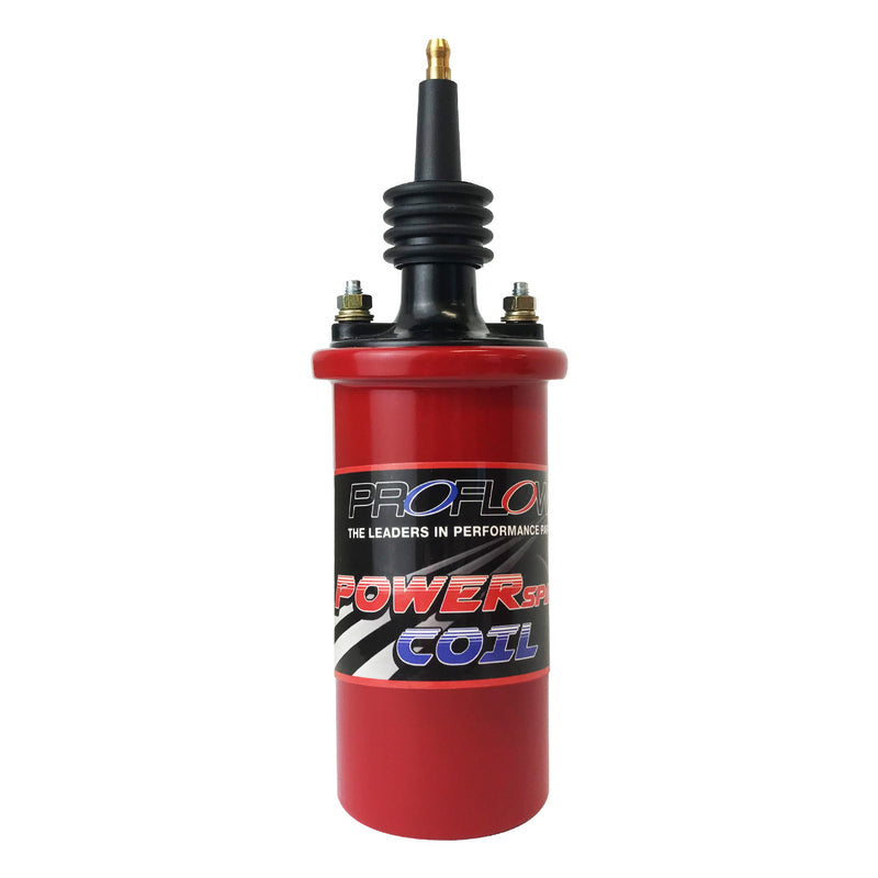 Proflow Ignition Coil, Power Striker 3, Canister, Round, Oil Filled, Red, 45,000V, 140mA, Each - PFEIC8223 PFEIC8223
