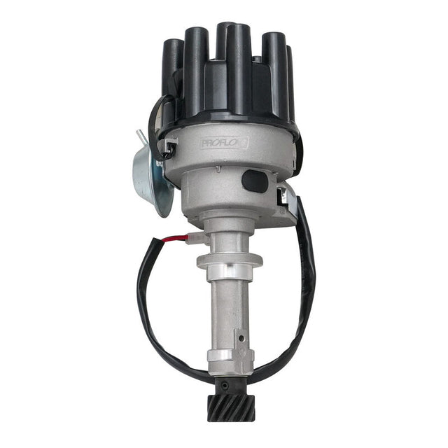 Proflow Distributor, HEI, Street Series, Vacuum Advance, Bosch Style Black Cap, Push-In, For Holden Commodore 253 308 V8 - PFEID110E PFEID110E