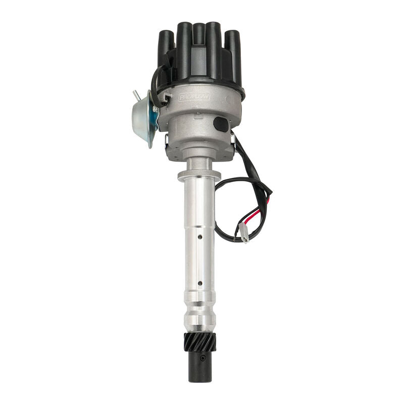 Proflow Distributor, HEI Street Series, Vacuum Advance, Bosch Style Black Cap, SB & BB For Chevrolet V8 - PFEID220E PFEID220E