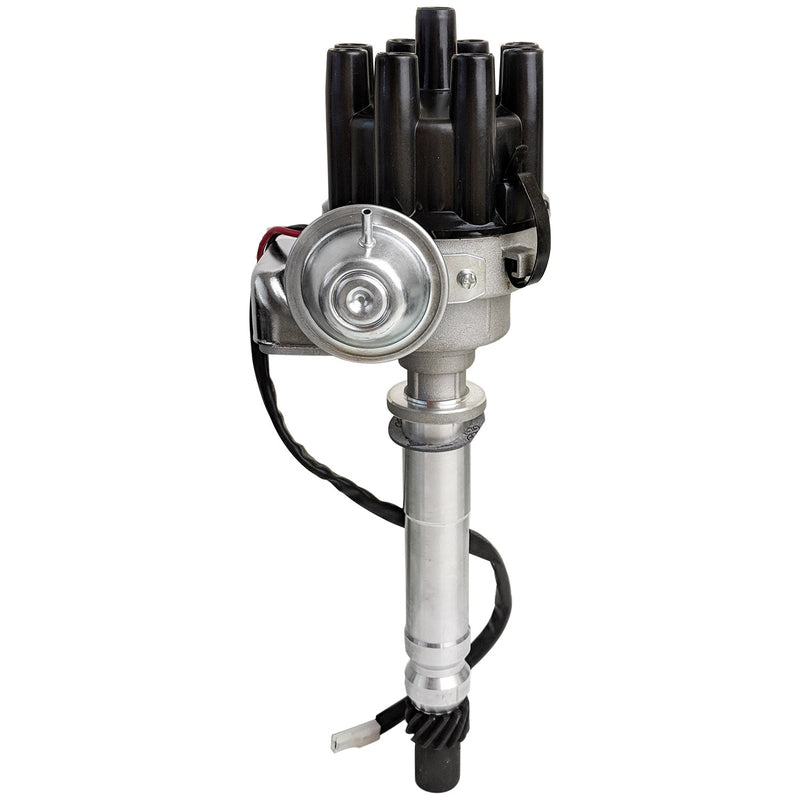 Proflow Distributor, HEI Street Series, Vacuum Advance, Bosch Style Black Cap, SB & BB For Chevrolet V8 - PFEID220E PFEID220E