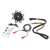 Proflow Distributor, Billet Black, HEI Ready-to-Run, Vacuum Advance, For Ford 302 351 Cleveland Early Large Shaft - PFEID310R