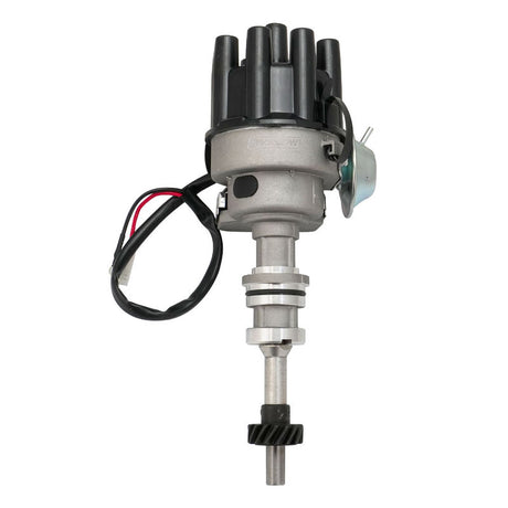 Proflow Distributor, HEI Street Series, Vacuum Advance, Bosch Style Black Cap, For Ford 302 351 Cleveland Late Block Small 12.5mm Shaft - PFEID320E PFEID320E