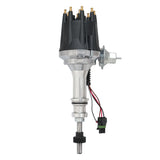 Proflow Distributor, Billet Aluminium, Black Cap, HEI, Ready-to-Run, Vacuum Advance, For Ford 351 Windsor - PFEID420R PFEID420R