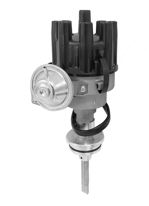 Proflow Distributor, HEI Street Series, Vacuum Advance, Black Cap, SB For Chrysler 318, 340.360 - PFEID510E PFEID510E