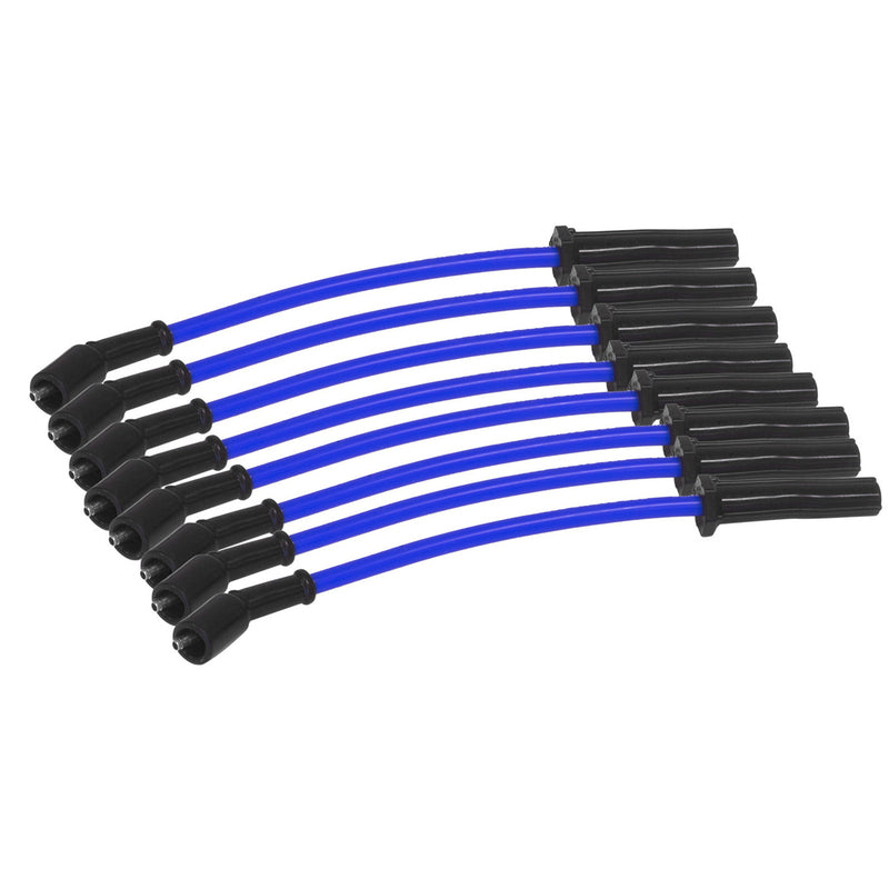 Proflow Spark Plug Pro Lead Wires, 10mm Spiral Core, Blue Black Boots, LS For Holden Commodore, Chev - PFEIGLS10LSBL PFEIGLS10LSBL