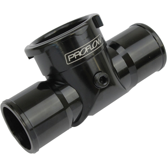 Proflow Radiator Hose Filler, Inline, Billet Black, 1.5 in./1.5 in. - PFEIRFBK PFEIRFBK