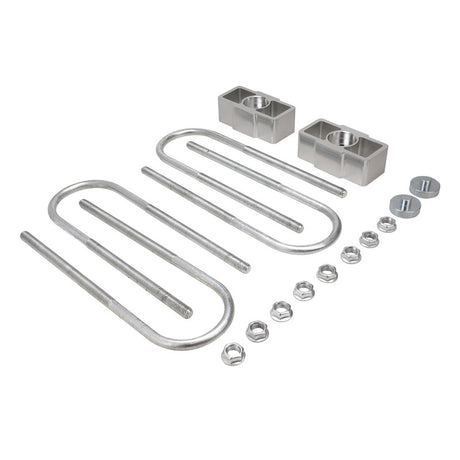 Proflow Lowering Blocks, 1.5'' Aluminium, Ford & Holden Leaf Spring, Universal, kit - PFELBU-4150 PFELBU-4150