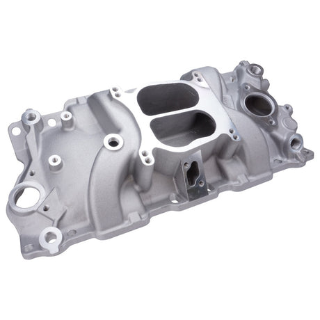 Proflow Intake Manifold, AirDual , Aluminium, Natural, Square/Spread Bore, For Chevrolet, Small Block - PFEM2101 PFEM2101