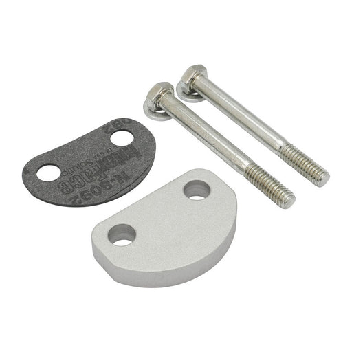 Proflow Intake Manifold, D Choke Block Off Plate With Gasket, Bolts Ford 302, 351 Cleveland, Aluminium, Suits Early Ford Oem & 2750 Manifolds, Kit - PFEM2750-CBO PFEM2750-CBO