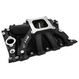 Proflow Intake Manifold, MaxJr, Single Plane, Square Bore, Aluminium, Black, For Holden, Commodore V8, VN Heads 253, 304, 308 - PFEM2894-BK PFEM2894-BK