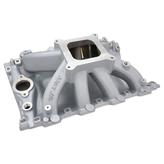 Proflow Intake Manifold, MaxJr, Single Plane, Square Bore, Aluminium, Silver, For Holden, Commodore V8, VN Heads 253, 304, 308 - PFEM2894 PFEM2894
