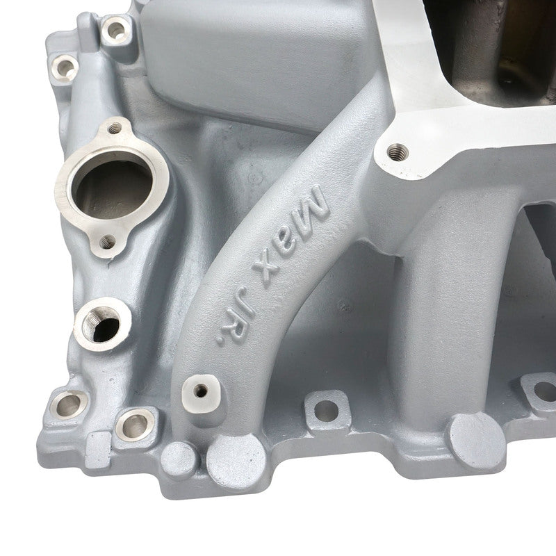 Proflow Intake Manifold, MaxJr, Single Plane, Square Bore, Aluminium, Silver, For Holden, Commodore V8, VN Heads 253, 304, 308 - PFEM2894